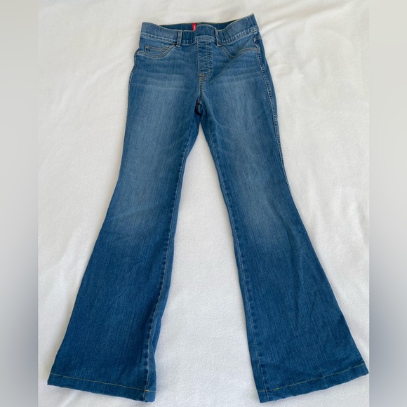 Spanx EveryWear pull on shapewear jeans in Vintage Indigo - Picture 5 of 15